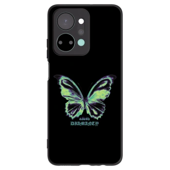 Picasee Honor X7a Hülle - Schwarzes Silikon - Diamanty Blue
