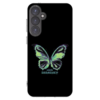 Picasee Samsung Galaxy S23 FE S711B Hülle - Transparentes Silikon - Diamanty Blue