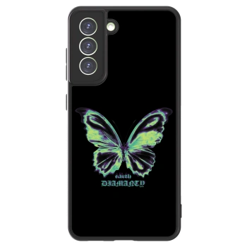 Picasee ULTIMATE CASE PowerShare für Samsung Galaxy S21 FE 5G - Diamanty Blue