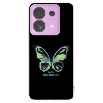 Picasee Xiaomi Redmi Note 13 Pro 5G Hülle - Transparentes Silikon - Diamanty Blue