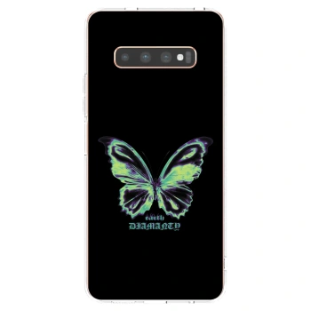 Picasee Samsung Galaxy S10 Plus G975 Hülle - Transparentes Silikon - Diamanty Blue