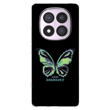Picasee Xiaomi Redmi Note 14 Pro 4G Hülle - Transparentes Silikon - Diamanty Blue