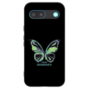 Picasee Google Pixel 8 Hülle - Schwarzes Silikon - Diamanty Blue