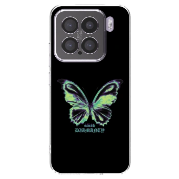 Picasee Xiaomi 15 Hülle - Transparentes Silikon - Diamanty Blue