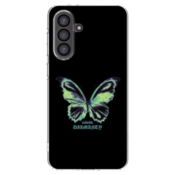 Picasee Samsung Galaxy A56 5G A566B Hülle - Transparentes Silikon - Diamanty Blue