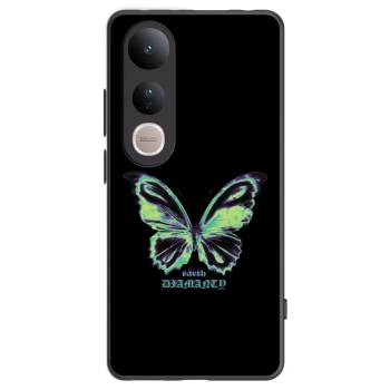 Picasee Vivo V50 Lite 5G Hülle - Schwarzes Silikon - Diamanty Blue
