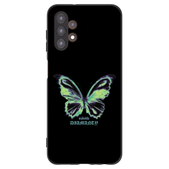 Picasee Samsung Galaxy A13 5G Hülle - Schwarzes Silikon - Diamanty Blue
