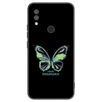 Picasee Xiaomi Redmi 7 Hülle - Schwarzes Silikon - Diamanty Blue