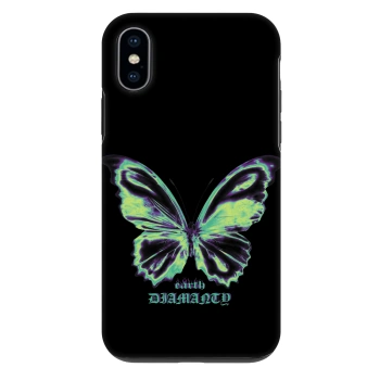Hülle für Apple iPhone X/XS - Diamanty Blue