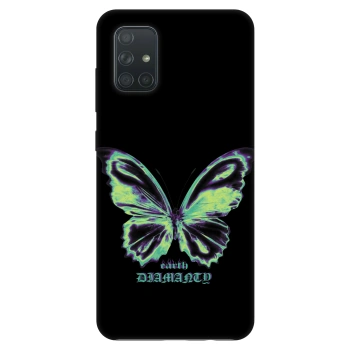 Hülle für Samsung Galaxy A71 A715F - Diamanty Blue