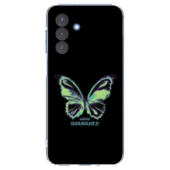 Picasee Samsung Galaxy A17 5G Hülle - Transparentes Silikon - Diamanty Blue