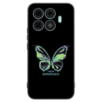 Picasee Xiaomi 17T Pro Hülle - Schwarzes Silikon - Diamanty Blue