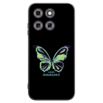 Picasee Motorola Moto G77 Hülle - Schwarzes Silikon - Diamanty Blue