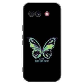 Picasee Google Pixel 10a Hülle - Schwarzes Silikon - Diamanty Blue