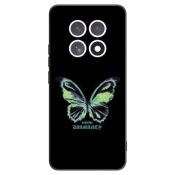Picasee Xiaomi Redmi Note 15 5G Hülle - Schwarzes Silikon - Diamanty Blue