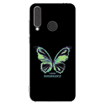 Picasee Honor 20 Lite Hülle - Transparentes Silikon - Diamanty Blue