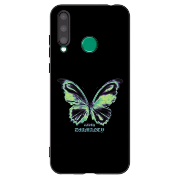 Picasee Honor 20 Lite Hülle - Schwarzes Silikon - Diamanty Blue
