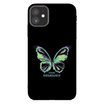 Picasee Apple iPhone 11 Hülle - Transparentes Silikon - Diamanty Blue