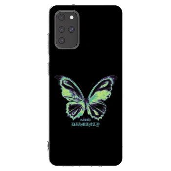 Picasee Samsung Galaxy S20+ G985F Hülle - Transparentes Silikon - Diamanty Blue