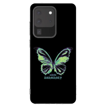 Picasee Samsung Galaxy S20 Ultra 5G G988F Hülle - Transparentes Silikon - Diamanty Blue