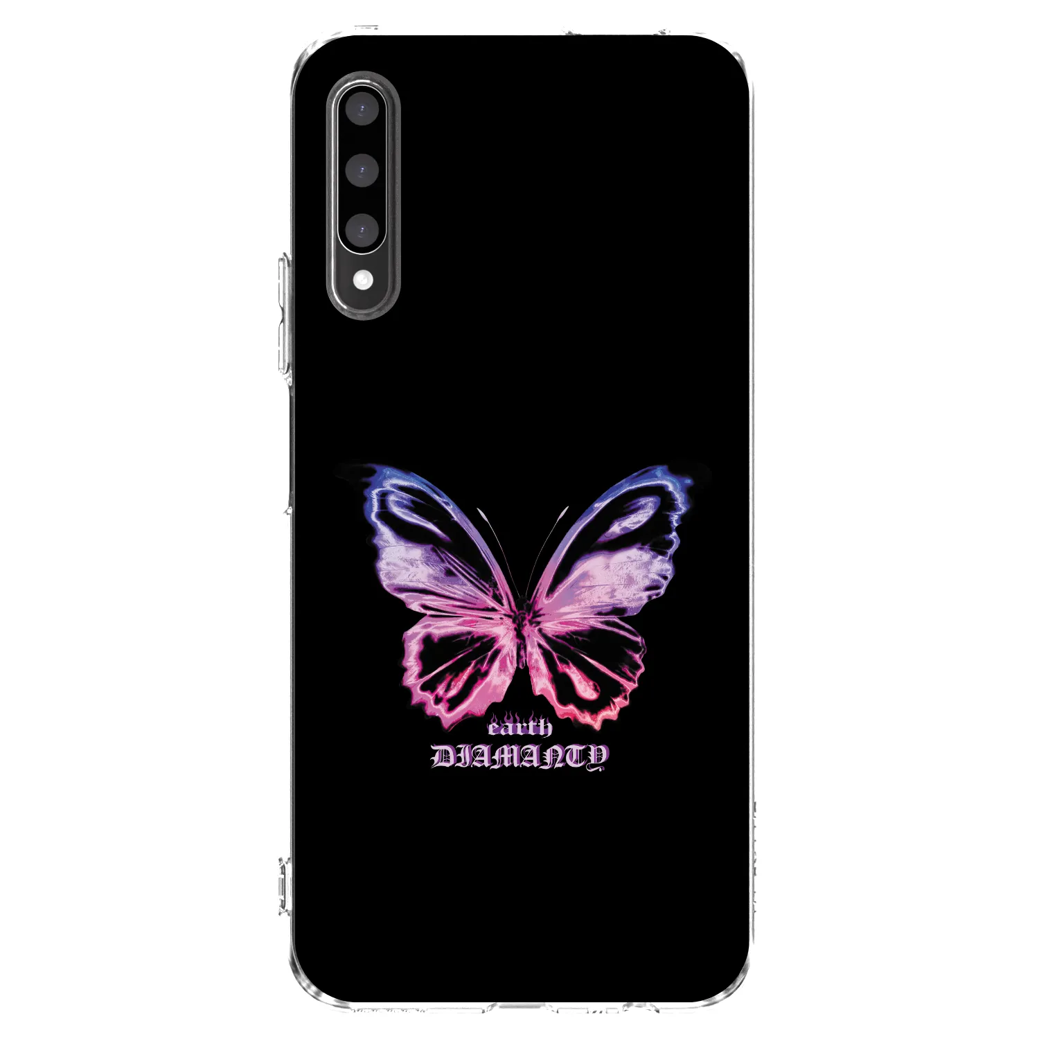 Picasee Honor 9X Pro Hülle - Transparentes Silikon - Diamanty Purple