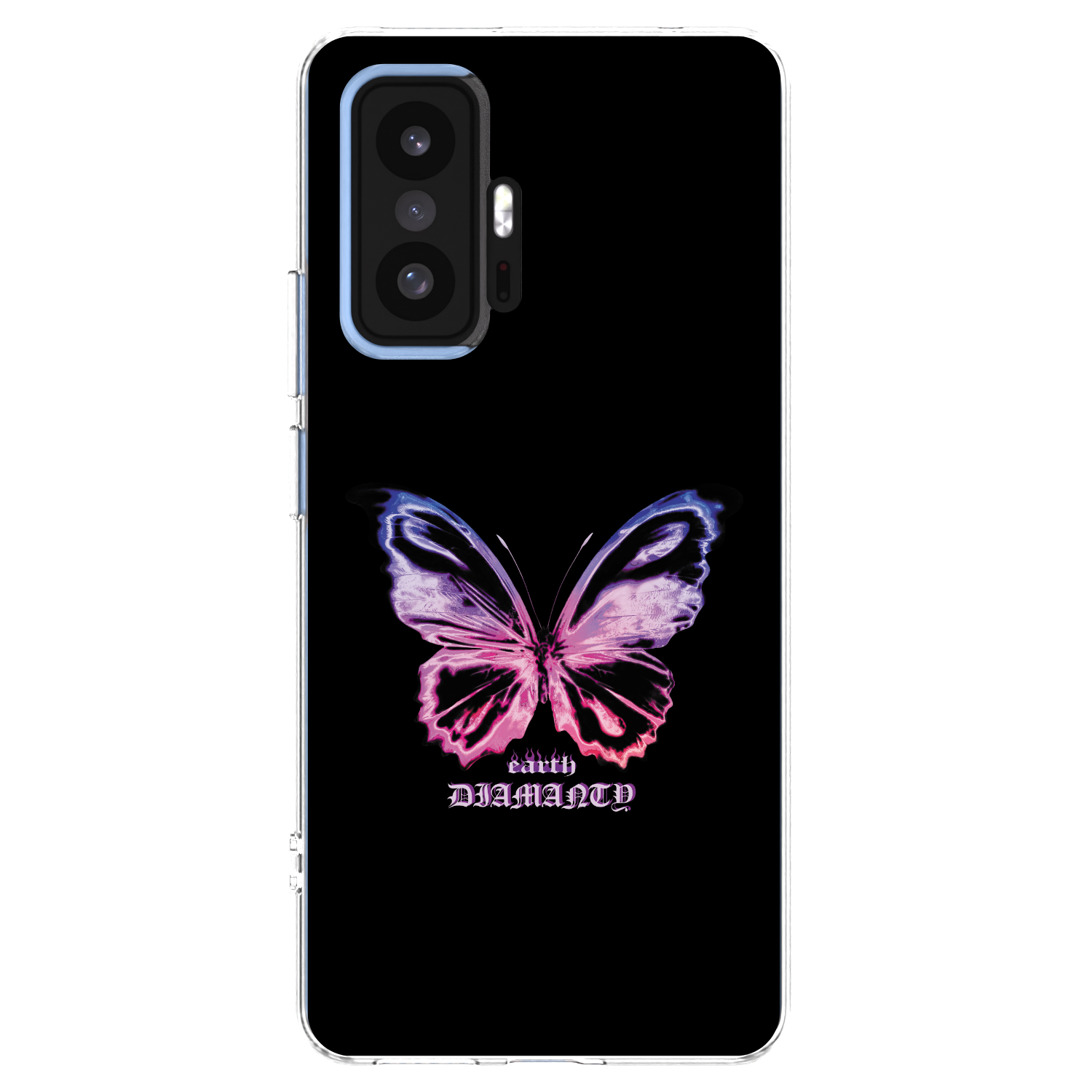 Picasee Xiaomi 11T Hülle - Transparentes Silikon - Diamanty Purple