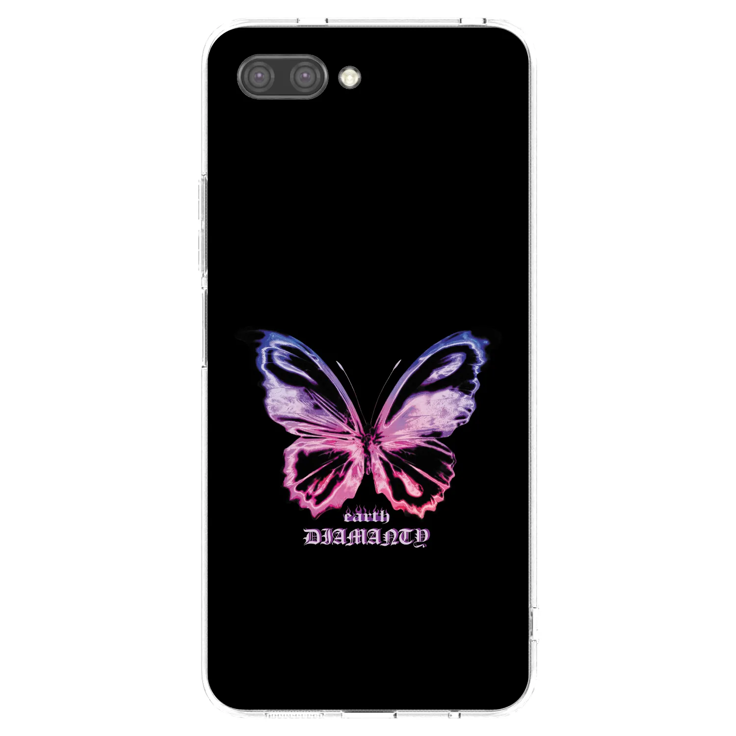 Picasee Honor 10 Hülle - Transparentes Silikon - Diamanty Purple