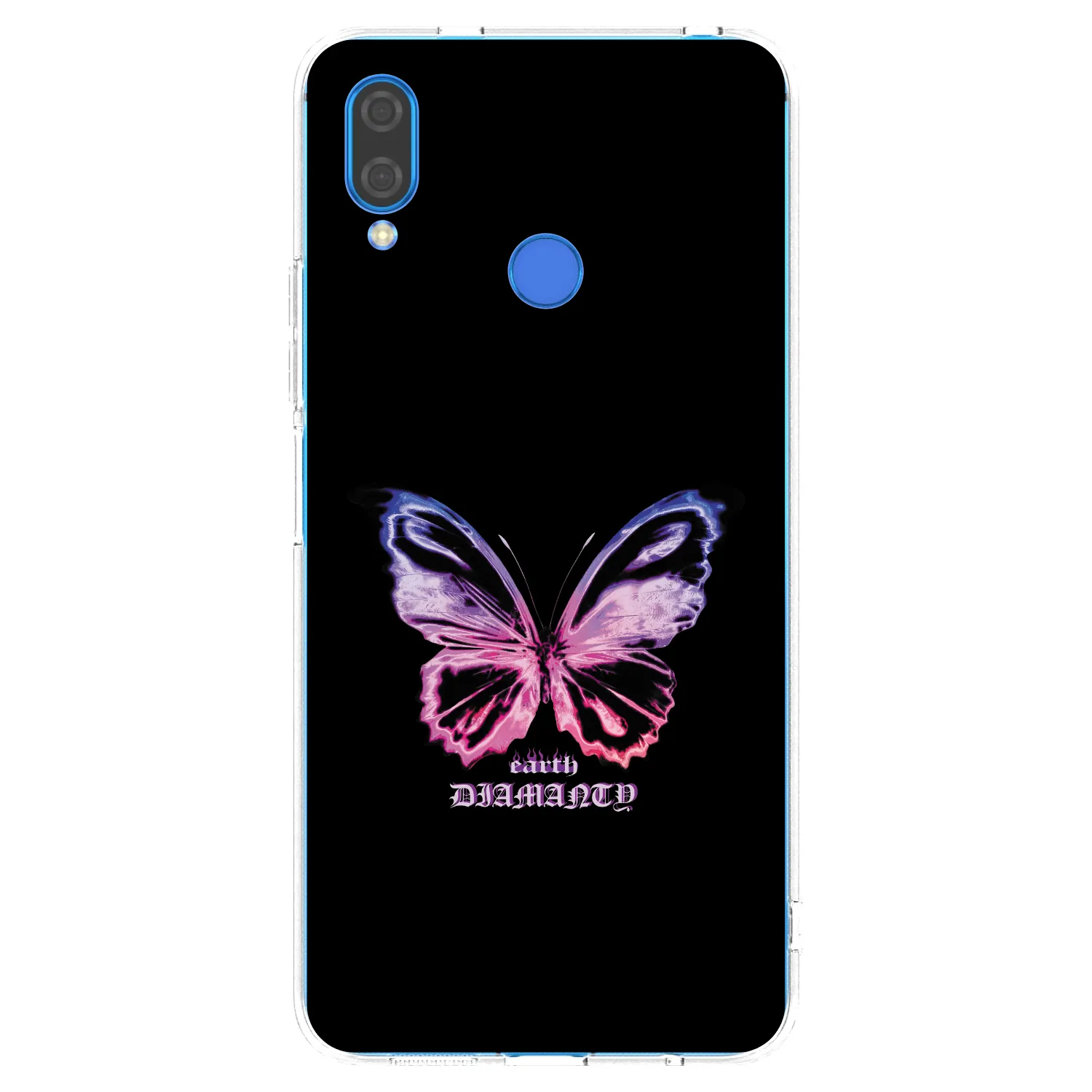 Picasee Huawei Nova 3 Hülle - Transparentes Silikon - Diamanty Purple