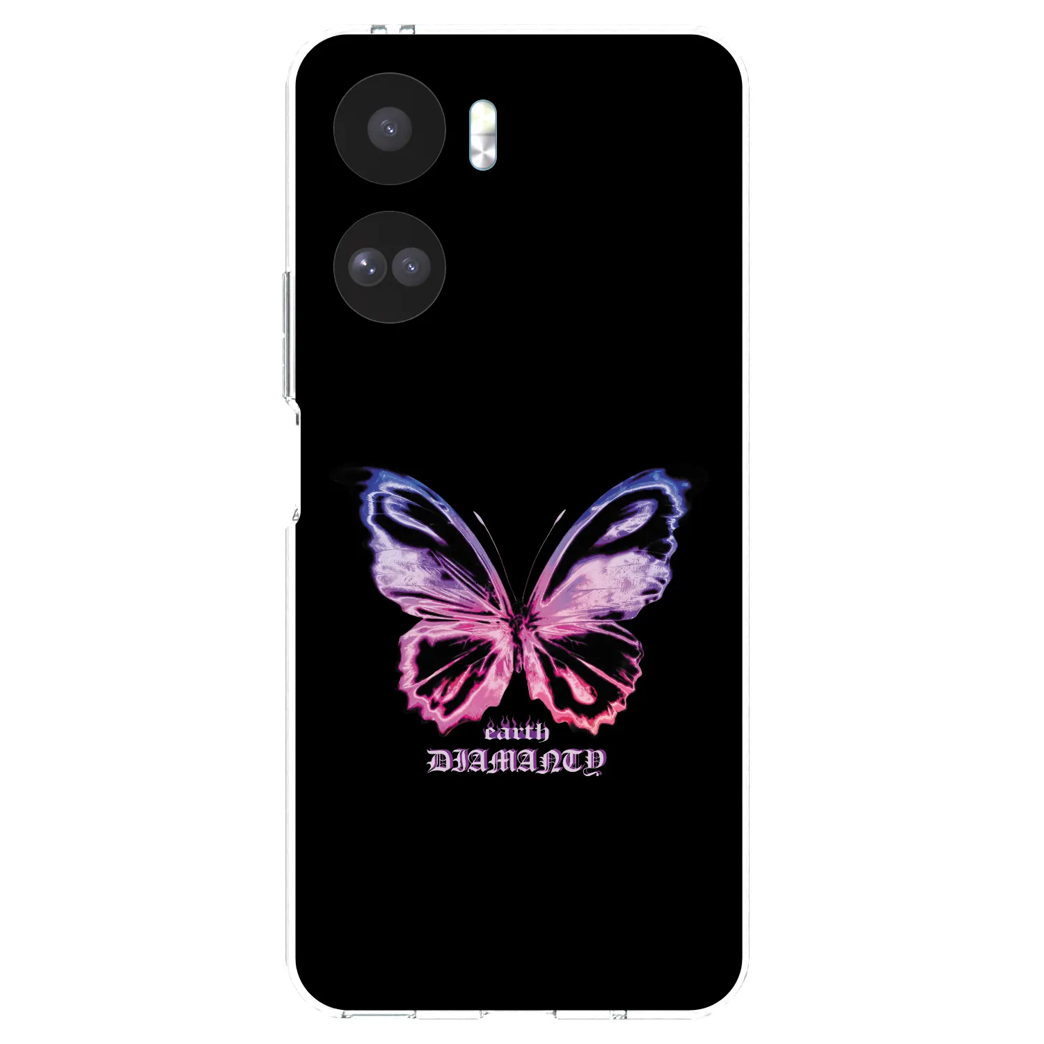 Picasee Honor 90 Lite 5G Hülle - Transparentes Silikon - Diamanty Purple