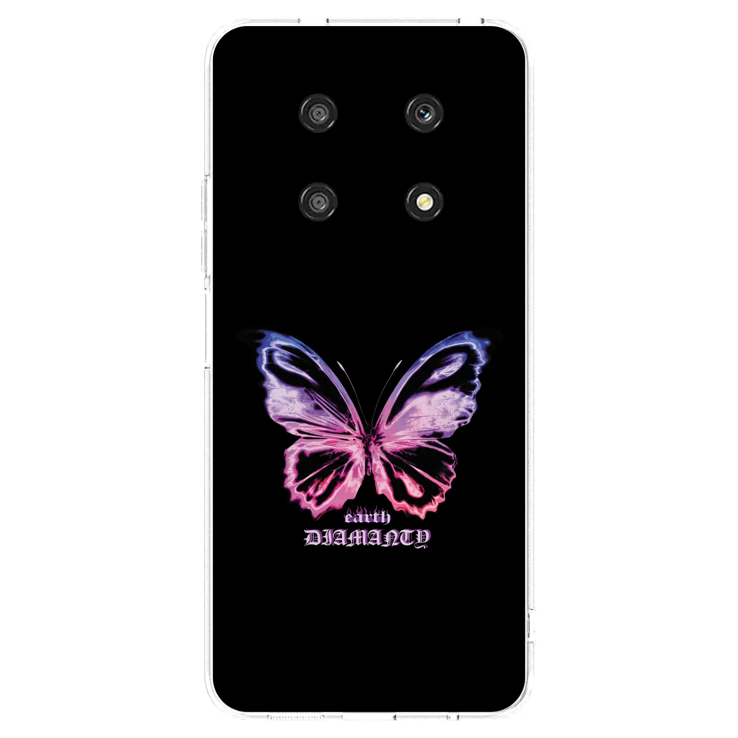 Picasee Honor Magic4 Lite 5G Hülle - Transparentes Silikon - Diamanty Purple