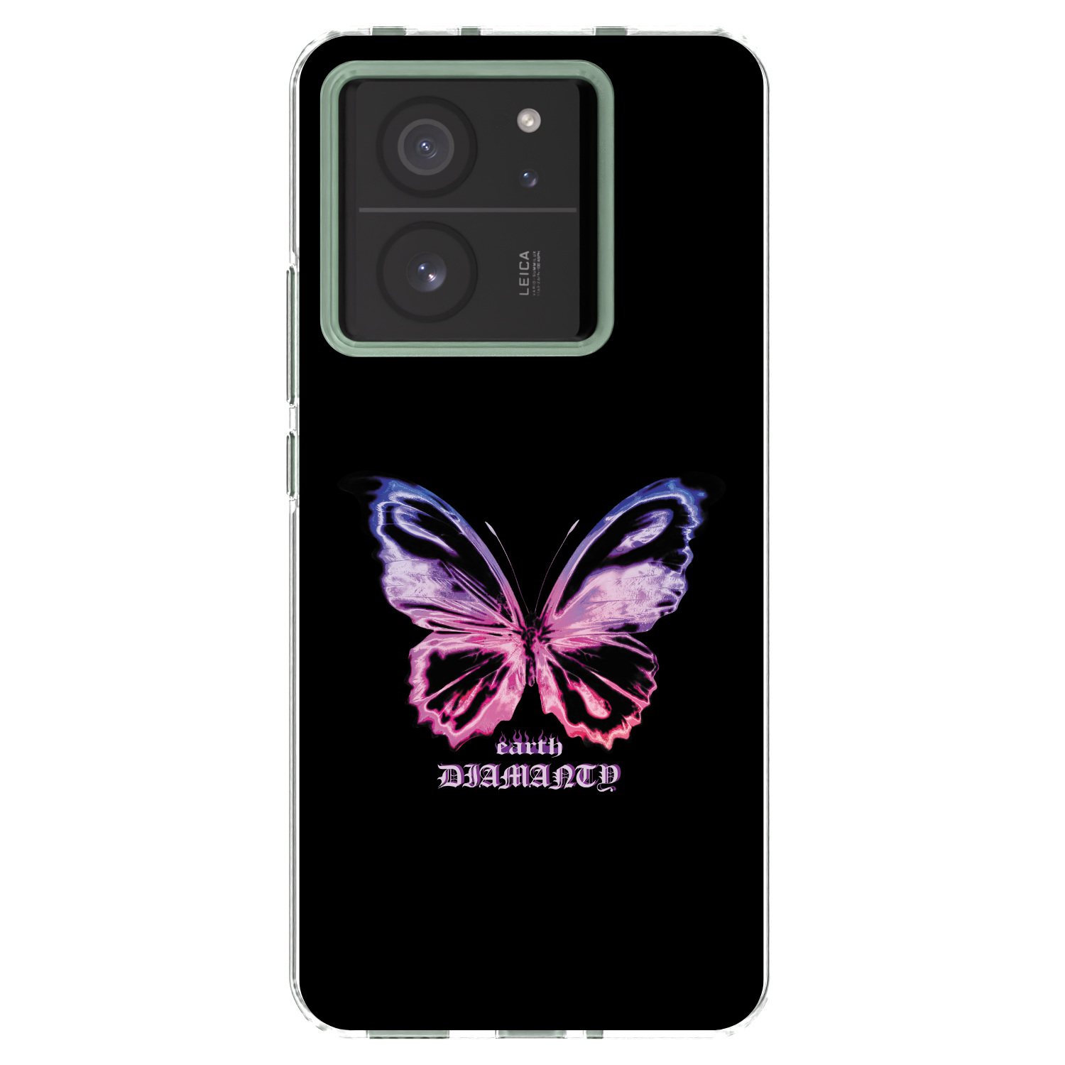 Picasee Xiaomi 13T Hülle - Transparentes Silikon - Diamanty Purple