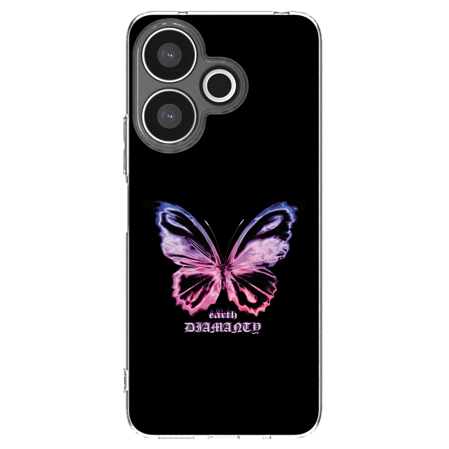Picasee Xiaomi Redmi 13 4G Hülle - Transparentes Silikon - Diamanty Purple