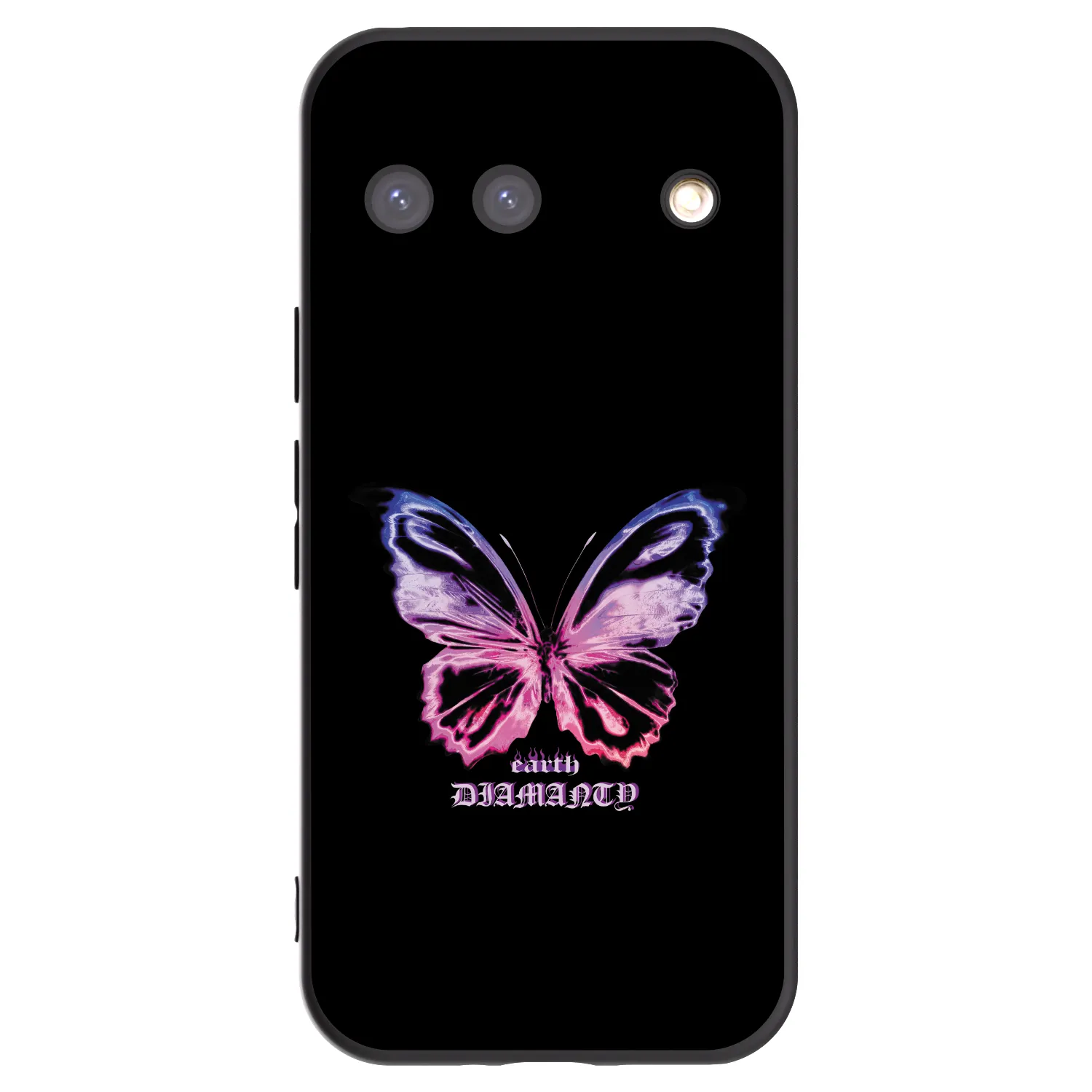 Picasee Google Pixel 9 Hülle - Schwarzes Silikon - Diamanty Purple