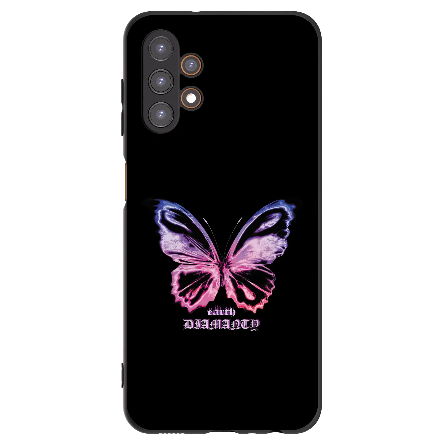 Picasee Samsung Galaxy A13 5G Hülle - Schwarzes Silikon - Diamanty Purple