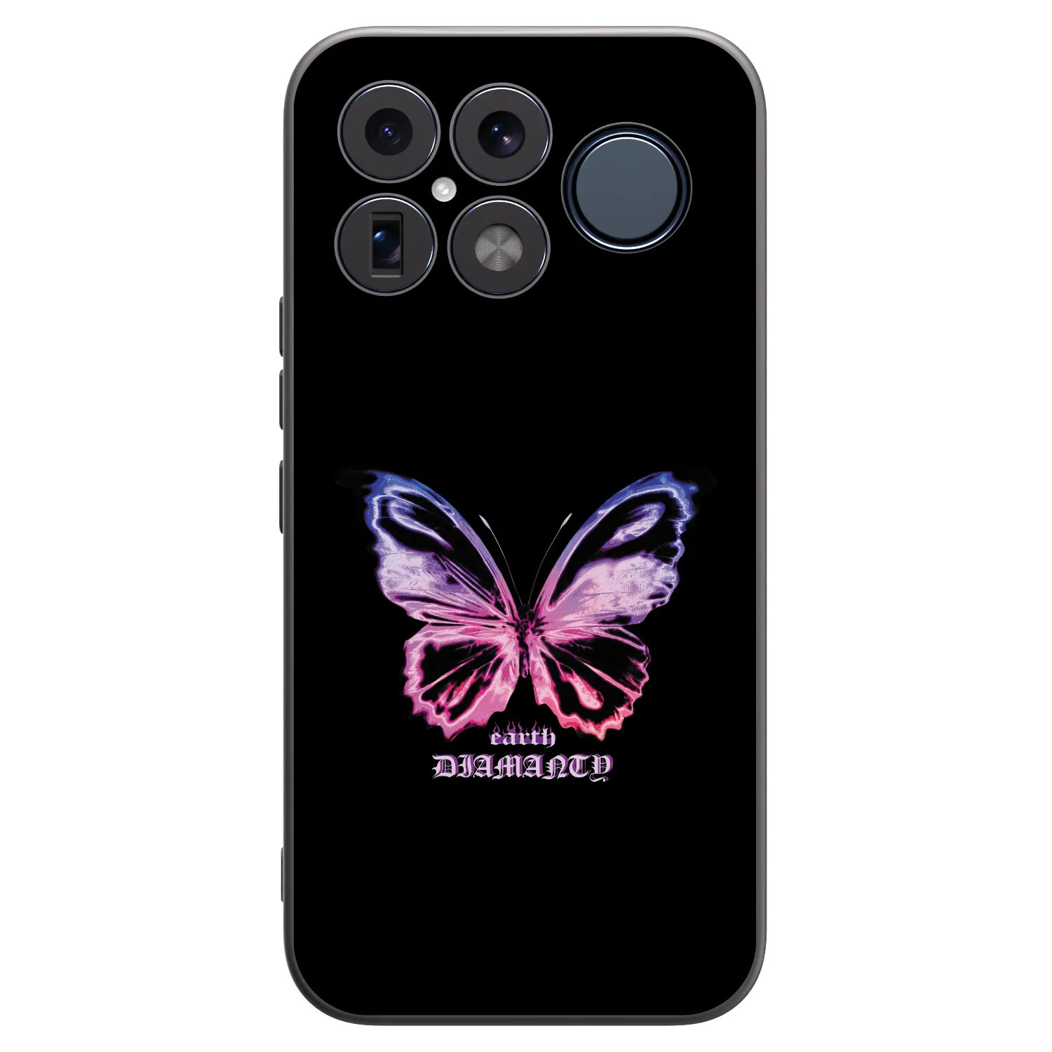 Picasee Xiaomi Poco F8 Ultra Hülle - Schwarzes Silikon - Diamanty Purple