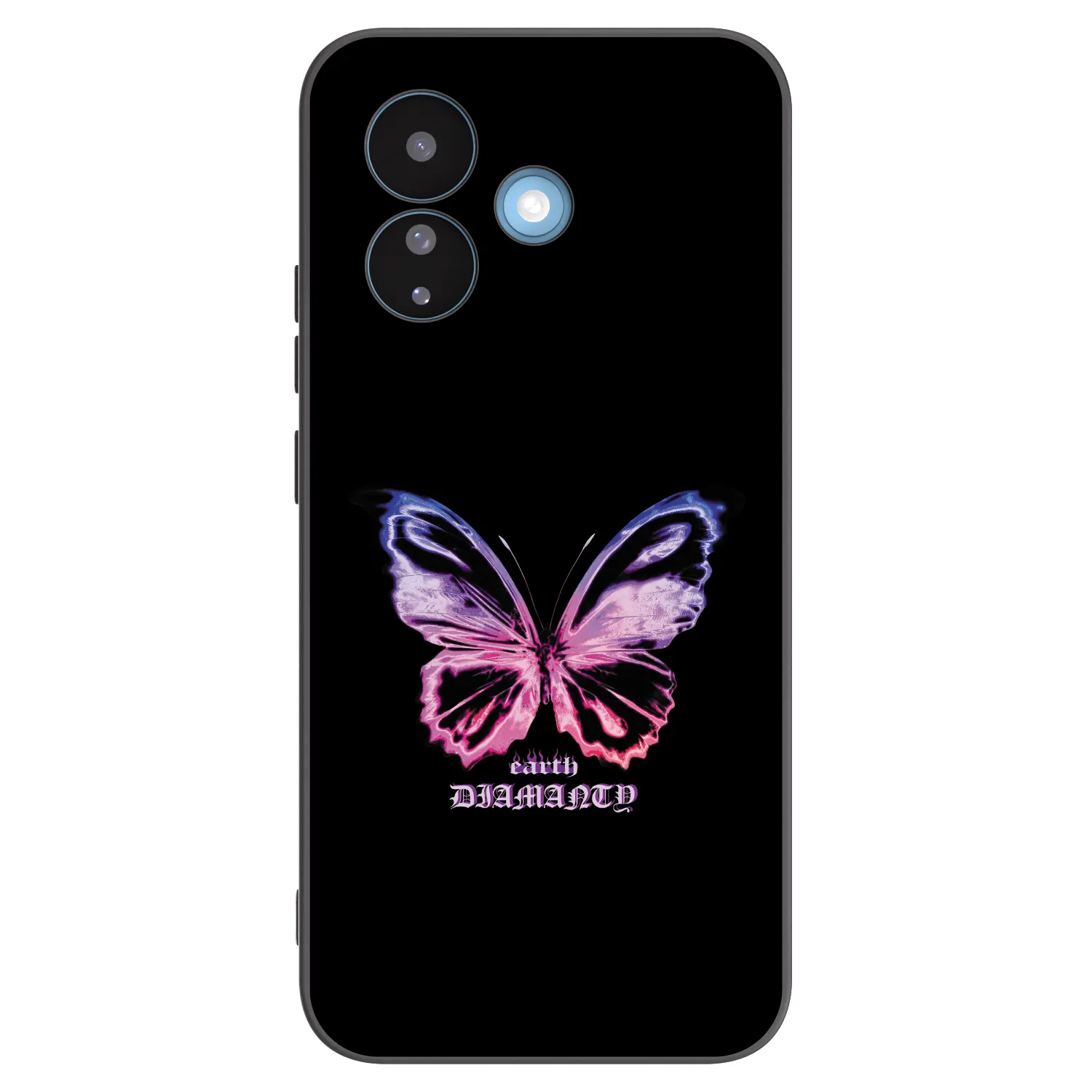 Picasee Xiaomi Redmi Note 17 Pro 5G Hülle - Schwarzes Silikon - Diamanty Purple