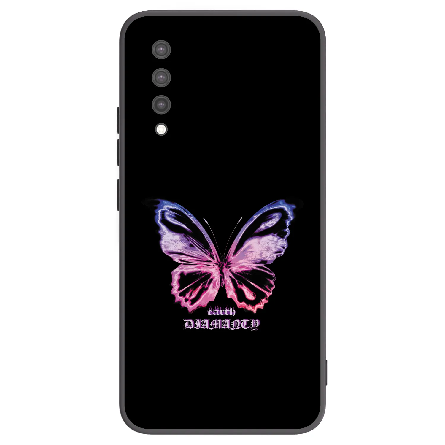 Picasee Xiaomi Mi 9 Lite Hülle - Schwarzes Silikon - Diamanty Purple