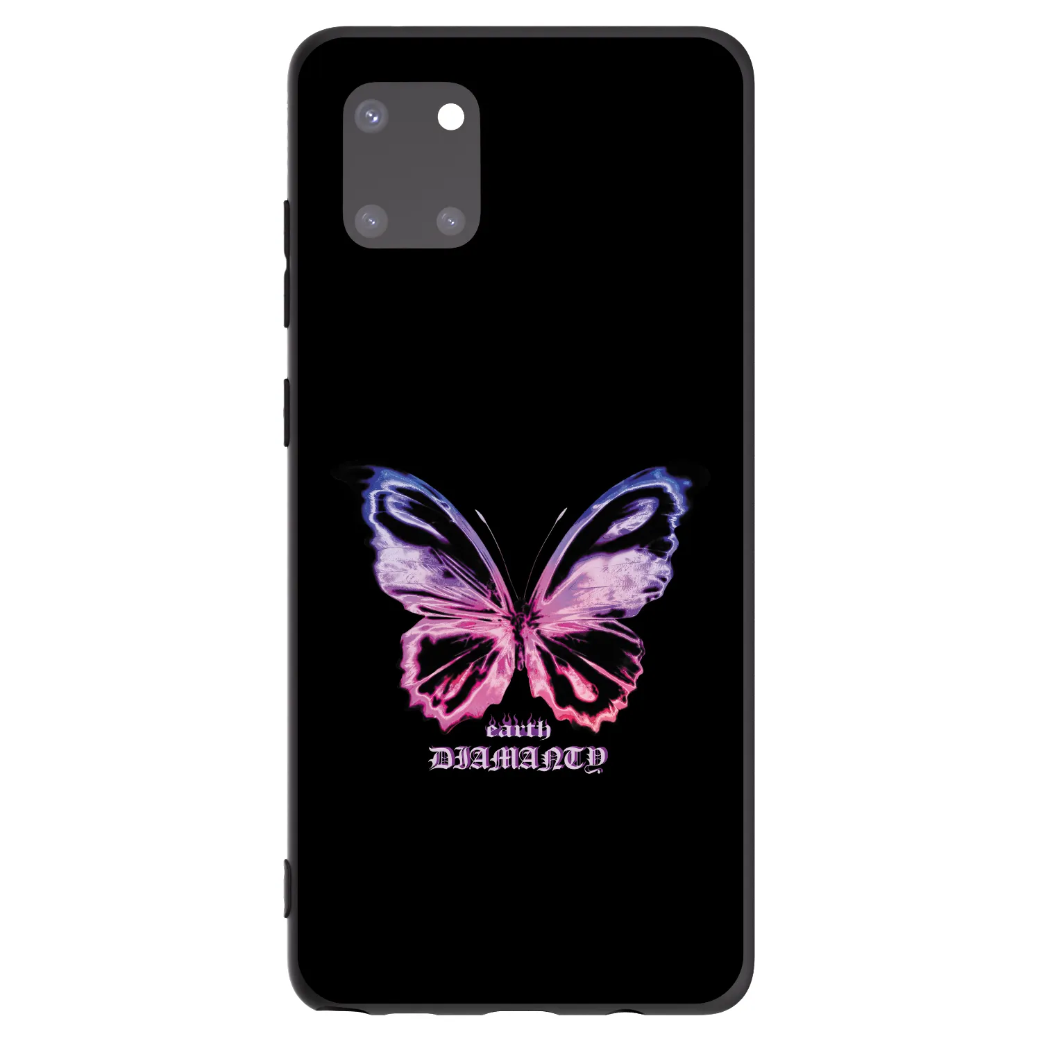Picasee Samsung Galaxy Note 10 Lite N770F Hülle - Schwarzes Silikon - Diamanty Purple