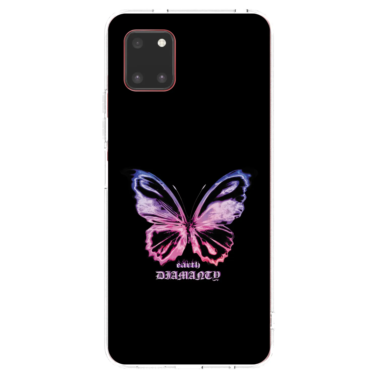 Picasee Samsung Galaxy Note 10 Lite N770F Hülle - Transparentes Silikon - Diamanty Purple