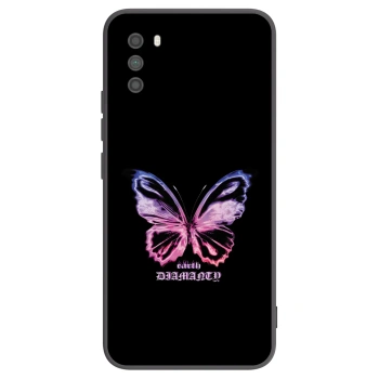 Picasee Xiaomi Poco M3 Hülle - Schwarzes Silikon - Diamanty Purple