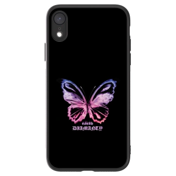 Picasee ULTIMATE CASE für Apple iPhone XR - Diamanty Purple