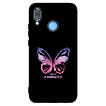 Picasee Huawei P20 Lite Hülle - Schwarzes Silikon - Diamanty Purple