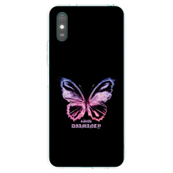 Picasee Xiaomi Redmi 9AT Hülle - Transparentes Silikon - Diamanty Purple