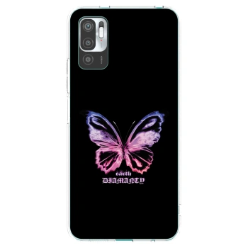 Picasee Xiaomi Redmi Note 10 5G Hülle - Transparentes Silikon - Diamanty Purple