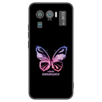 Picasee Xiaomi Mi 11 Ultra Hülle - Schwarzes Silikon - Diamanty Purple