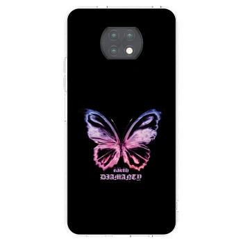 Picasee Xiaomi Redmi Note 9T Hülle - Transparentes Silikon - Diamanty Purple
