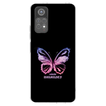Picasee Xiaomi Redmi Note 11S 5G Hülle - Transparentes Silikon - Diamanty Purple