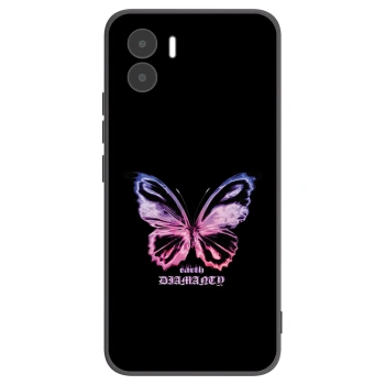 Picasee Xiaomi Redmi A2 Hülle - Schwarzes Silikon - Diamanty Purple