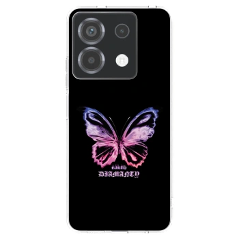 Picasee Xiaomi Poco X6 Hülle - Transparentes Silikon - Diamanty Purple