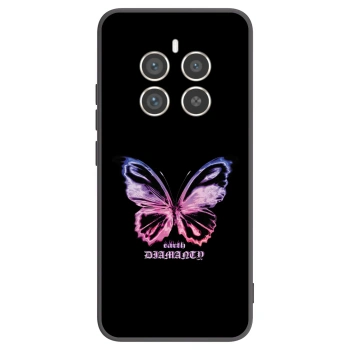 Picasee Realme 12 Pro 5G Hülle - Schwarzes Silikon - Diamanty Purple